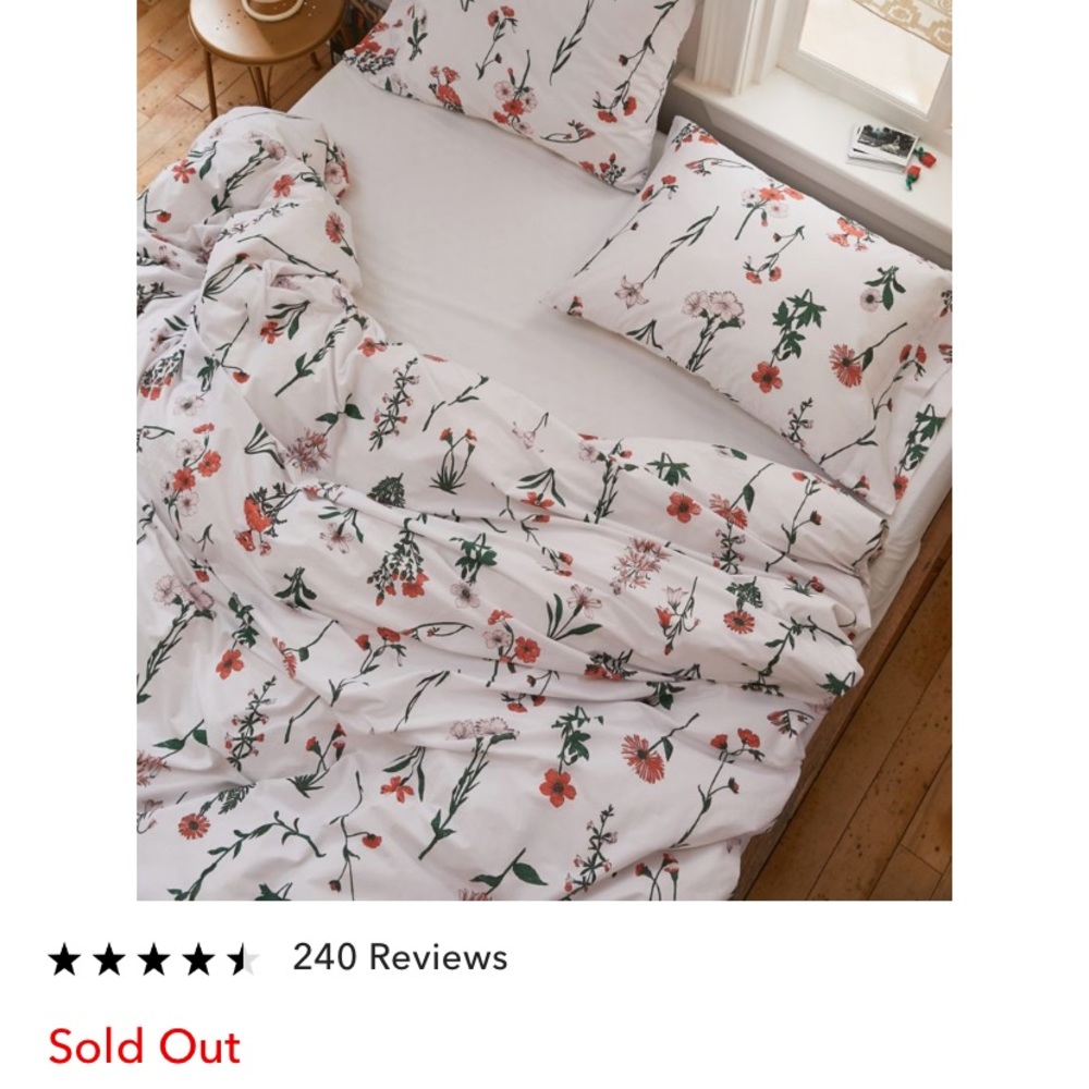 Urban Outfitters Bedding (duvet twin XL)
